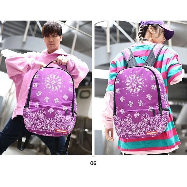 Sprayground | Paisley Unisex Nylon Street Style A4 2WAY 3WAY Oversized 7 Sprayground | Paisley Unisex Nylon Street Style A4 2WAY 3WAY Oversized - Image 7
