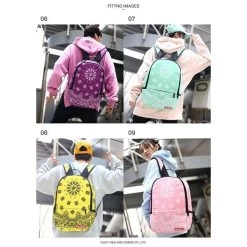 Sprayground | Paisley Unisex Nylon Street Style A4 2WAY 3WAY Oversized 27 Sprayground | Paisley Unisex Nylon Street Style A4 2WAY 3WAY Oversized -Fashion backpack-sprayground org 49