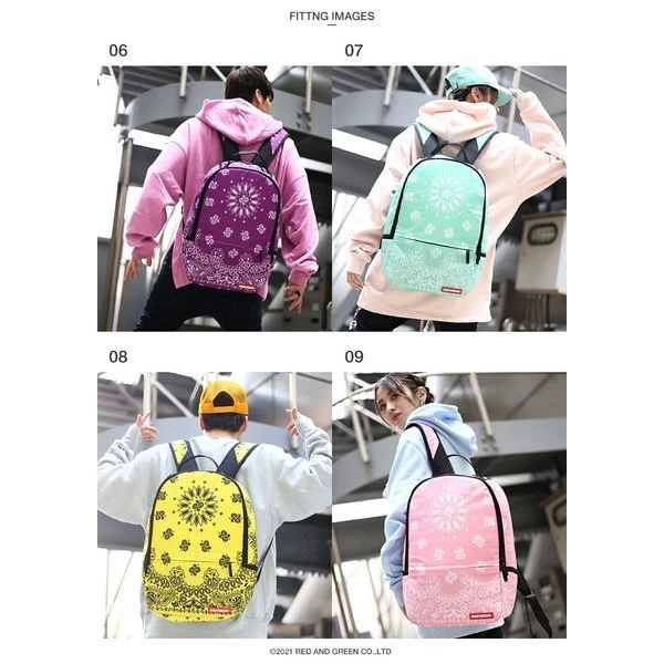 Sprayground | Paisley Unisex Nylon Street Style A4 2WAY 3WAY Oversized 8 Sprayground | Paisley Unisex Nylon Street Style A4 2WAY 3WAY Oversized - Image 8
