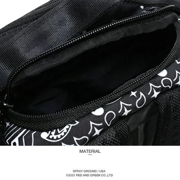 Sprayground | Paisley Unisex Nylon Street Style A4 2WAY 3WAY Oversized 12 Sprayground | Paisley Unisex Nylon Street Style A4 2WAY 3WAY Oversized - Image 12