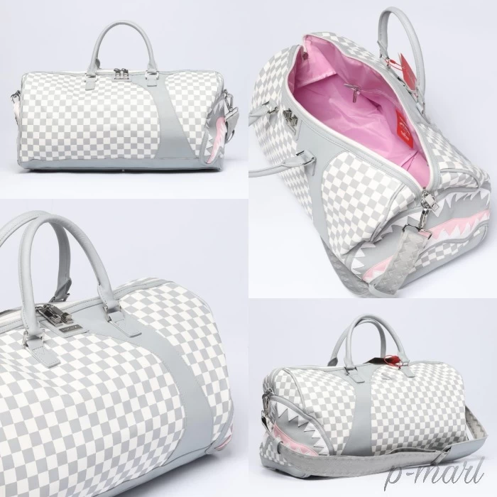 Sprayground | Other Plaid Patterns Unisex 2WAY Boston Bags 1 Sprayground | Other Plaid Patterns Unisex 2WAY Boston Bags