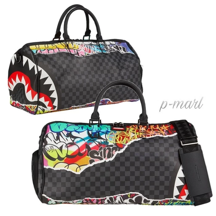 Sprayground | Other Plaid Patterns Unisex Street Style 2WAY Boston Bags 1 Sprayground | Other Plaid Patterns Unisex Street Style 2WAY Boston Bags