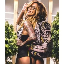 Sprayground | Flower Patterns Star Nylon Street Style Collaboration A4 -Fashion backpack-sprayground org 4 1